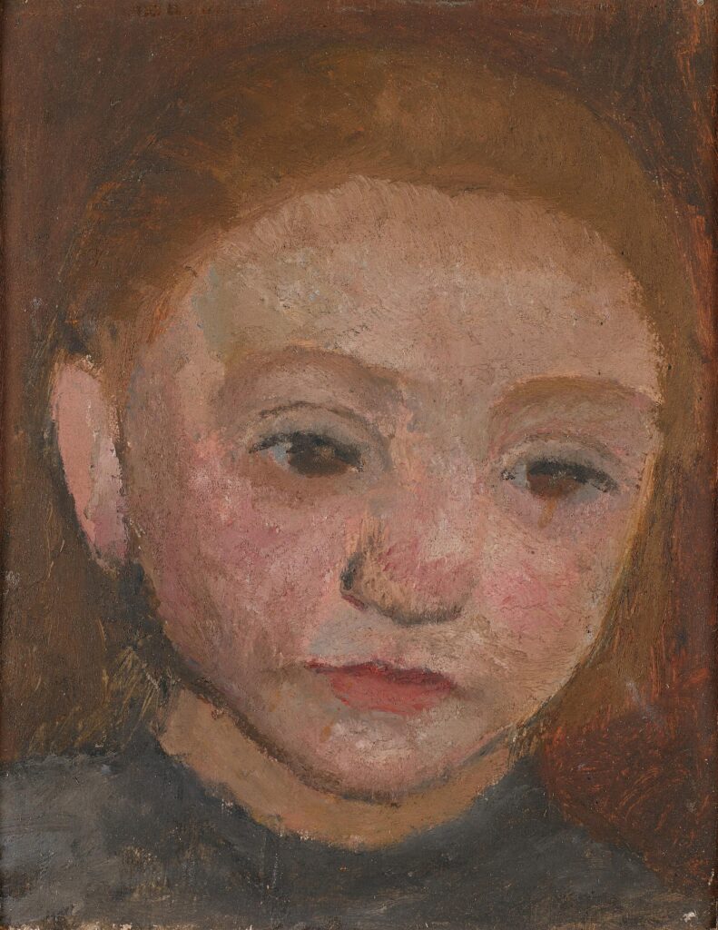 Paula Modersohn-Becker - Kopf eines Mädchens - 1949-0017 - Kunsthaus Zürich