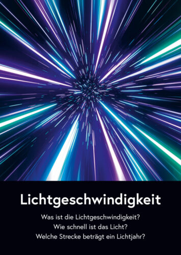 Lichtgeschwindigkeit-Karte