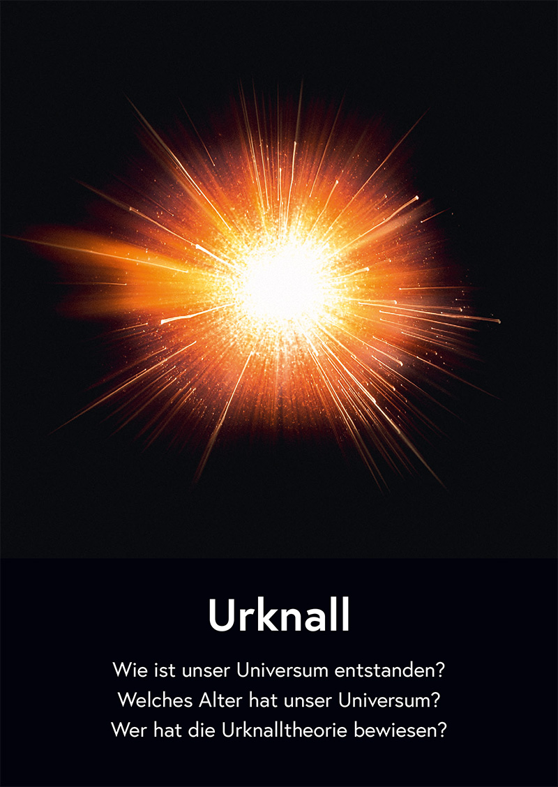 Urknall Wissenskarte